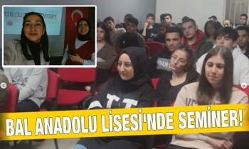 Bal Anadolu Lisesi'nde seminer!