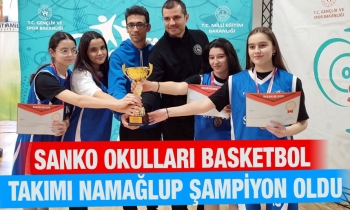 SANKO Basketbol Takımı namağlup şampiyon oldu
